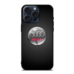 AUDI METAL LOGO iPhone 15 Pro Max Case Cover