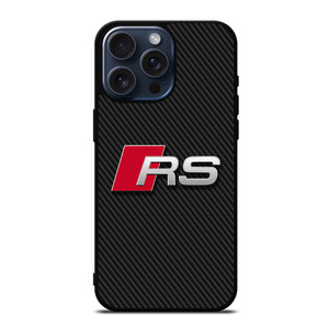 AUDI RS CARBON LOGO iPhone 15 Pro Max Case Cover AUDI RS CARBON LOGO iPhone 15 Pro Max Case Cover