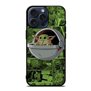 BABY YODA STAR WARS COMICS iPhone 15 Pro Max Case Cover BABY YODA STAR WARS COMICS iPhone 15 Pro Max Case Cover