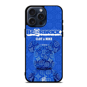BEARBRICK CLOT X NIKE BLUE iPhone 15 Pro Max Case Cover