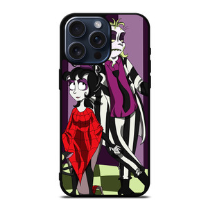 BEETLEJUICE TIM BURTON CARTOON iPhone 15 Pro Max Case Cover