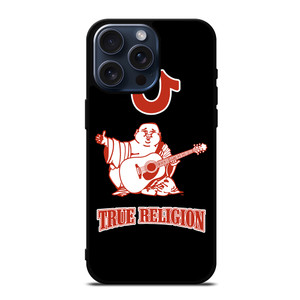 BIG BUDDHA TRUE RELIGION LOGO iPhone 15 Pro Max Case Cover