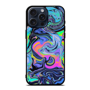 BLUE LIQUID CHROME iPhone 15 Pro Max Case Cover