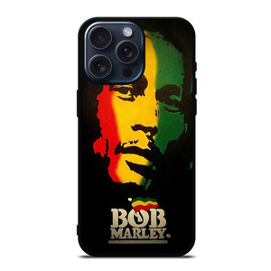 BOB MARLEY RASTA ART FACE iPhone 15 Pro Max Case Cover