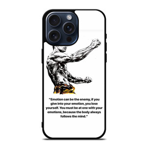 BRUCE LEE QUOTE iPhone 15 Pro Max Case Cover
