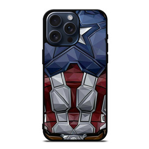 CAPTAIN AMERICA SUIT ARMOR AVENGERS iPhone 15 Pro Max Case Cover