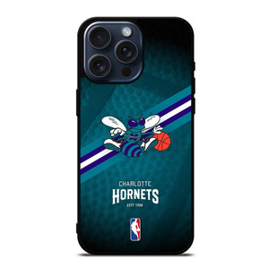 CHARLOTTE HORNETS NBA TEAM iPhone 15 Pro Max Case Cover CHARLOTTE HORNETS NBA TEAM iPhone 15 Pro Max Case Cover