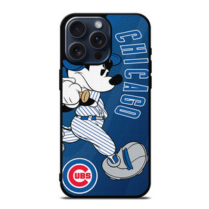 CHICAGO CUBS LOGO MICKEY MOUSE iPhone 15 Pro Max Case Cover