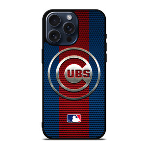 CHICAGO CUBS METAL LOGO iPhone 15 Pro Max Case Cover