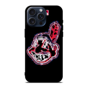 CLEVELAND INDIANS LOGO MLB iPhone 15 Pro Max Case Cover CLEVELAND INDIANS LOGO MLB iPhone 15 Pro Max Case Cover