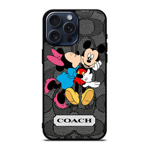 COACH MINNIE MICKEY MOUSE KISS iPhone 15 Pro Max Case Cover