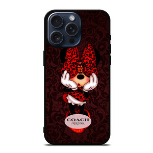 COACH MINNIE MOUSE NEW YORK iPhone 15 Pro Max Case Cover COACH MINNIE MOUSE NEW YORK iPhone 15 Pro Max Case Cover