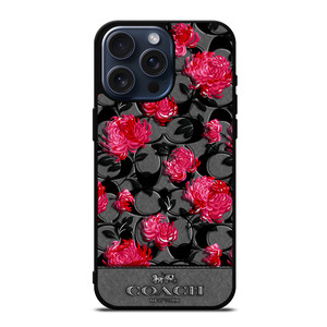 COACH NEW YORK FLOWER 3 iPhone 15 Pro Max Case Cover