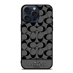 COACH NEW YORK GREY iPhone 15 Pro Max Case Cover COACH NEW YORK GREY iPhone 15 Pro Max Case Cover