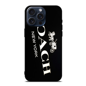 COACH NEW YORK LOGO 3 iPhone 15 Pro Max Case Cover