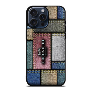 COACH NEW YORK LOGO JEANS  iPhone 15 Pro Max Case Cover