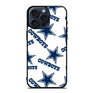DALLAS COWBOYS LOGO PATTERN iPhone 15 Pro Max Case Cover