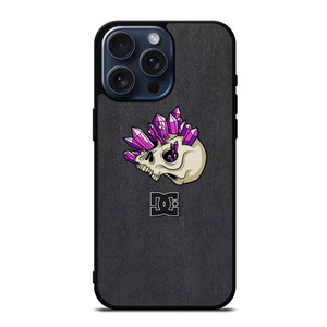 DC SHOES LOGO EMERALD SKULL iPhone 15 Pro Max Case Cover