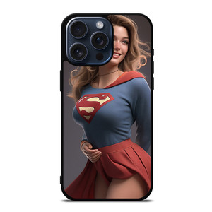 DC SUPERHERO SUPERGIRL SEXY iPhone 15 Pro Max Case Cover