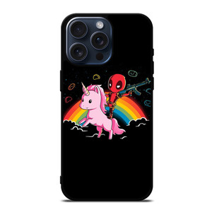 DEADPOOL AND UNICORN CUTE iPhone 15 Pro Max Case Cover DEADPOOL AND UNICORN CUTE iPhone 15 Pro Max Case Cover