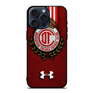 DEPORTIVO TOLUCA FC LEATHER LOGO iPhone 15 Pro Max Case Cover