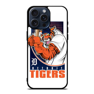 DETORIT TIGERS CLUB LOGO BASEBALL TEAM MLB ICON iPhone 15 Pro Max Case Cover