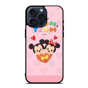 DISNEY TSUM TSUM MINNIE AND MICKEY MOUSE iPhone 15 Pro Max Case Cover DISNEY TSUM TSUM MINNIE AND MICKEY MOUSE iPhone 15 Pro Max Case Cover