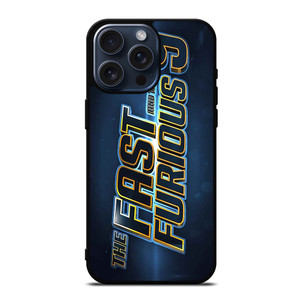DOM FAST AND FURIOUS 9 LOGO iPhone 15 Pro Max Case Cover