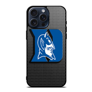 DUKE BLUE DEVILS METAL LOGO iPhone 15 Pro Max Case Cover
