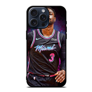 DWYANE WADE MIAMI HEAT NBA iPhone 15 Pro Max Case Cover