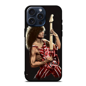 EDDIE VAN HALEN AND GUITAR iPhone 15 Pro Max Case Cover