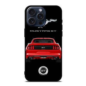 FORD MUSTANG GT RED CAR iPhone 15 Pro Max Case Cover FORD MUSTANG GT RED CAR iPhone 15 Pro Max Case Cover