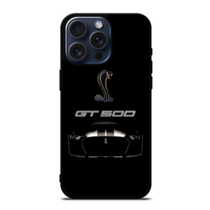 FORD MUSTANG SHELBY COBRA BLACK iPhone 15 Pro Max Case Cover FORD MUSTANG SHELBY COBRA BLACK iPhone 15 Pro Max Case Cover