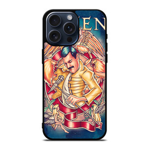 FREDDIE MERCURY QUEEN ART iPhone 15 Pro Max Case Cover FREDDIE MERCURY QUEEN ART iPhone 15 Pro Max Case Cover