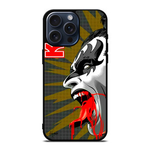 GENE SIMMONS KISS BAND ART iPhone 15 Pro Max Case Cover