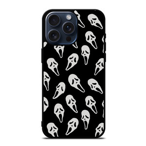 GHOST FACE PATTERN iPhone 15 Pro Max Case Cover