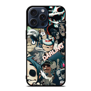 GORILLAZ 2D COLLAGE iPhone 15 Pro Max Case Cover GORILLAZ 2D COLLAGE iPhone 15 Pro Max Case Cover