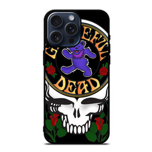 GRATEFUL DEAD FLORAL iPhone 15 Pro Max Case Cover GRATEFUL DEAD FLORAL iPhone 15 Pro Max Case Cover