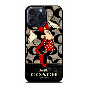 HAPPY COACH MINNIY MOUSE iPhone 15 Pro Max Case Cover