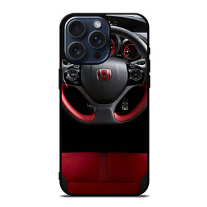 HONDA CIVIC TYPE R STEERING WHEEL iPhone 15 Pro Max Case Cover HONDA CIVIC TYPE R STEERING WHEEL iPhone 15 Pro Max Case Cover