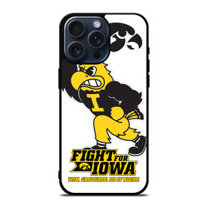 IOWA HAWKEYES MASCOT 2 iPhone 15 Pro Max Case Cover
