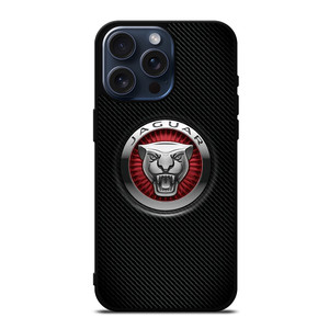 JAGUAR LOGO CARBON iPhone 15 Pro Max Case Cover JAGUAR LOGO CARBON iPhone 15 Pro Max Case Cover