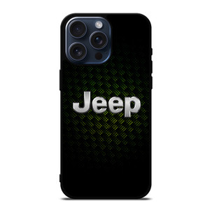 JEEP GREEN CARBON LOGO iPhone 15 Pro Max Case Cover JEEP GREEN CARBON LOGO iPhone 15 Pro Max Case Cover