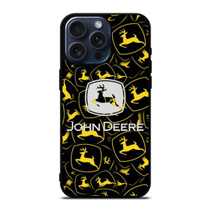 JOHN DEERE LOGO PATTERN iPhone 15 Pro Max Case Cover