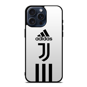 JUVENTUS FC ADIDAS STRIPES iPhone 15 Pro Max Case Cover
