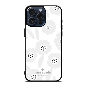 KATE SPADE GREY FLOWER iPhone 15 Pro Max Case Cover KATE SPADE GREY FLOWER iPhone 15 Pro Max Case Cover