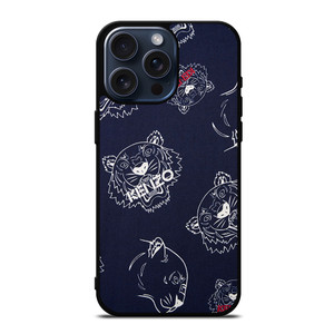 KENZO PARIS TIGER COLLAGE iPhone 15 Pro Max Case Cover KENZO PARIS TIGER COLLAGE iPhone 15 Pro Max Case Cover