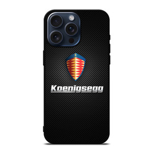 KOENIGSEGG CARBON LOGO iPhone 15 Pro Max Case Cover