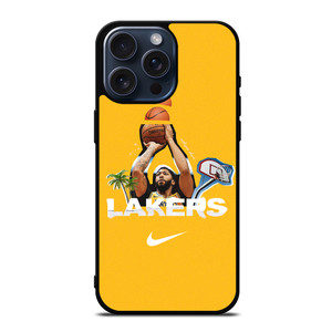 LA LAKERS ANTHONY DAVIS NIKE iPhone 15 Pro Max Case Cover