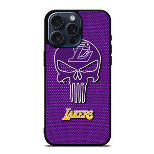 LA LAKERS PUNISHER LOGO iPhone 15 Pro Max Case Cover LA LAKERS PUNISHER LOGO iPhone 15 Pro Max Case Cover